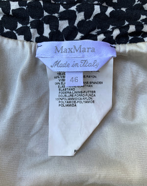 Max Mara Y2K Black & White Midi Skirt - Size M / L