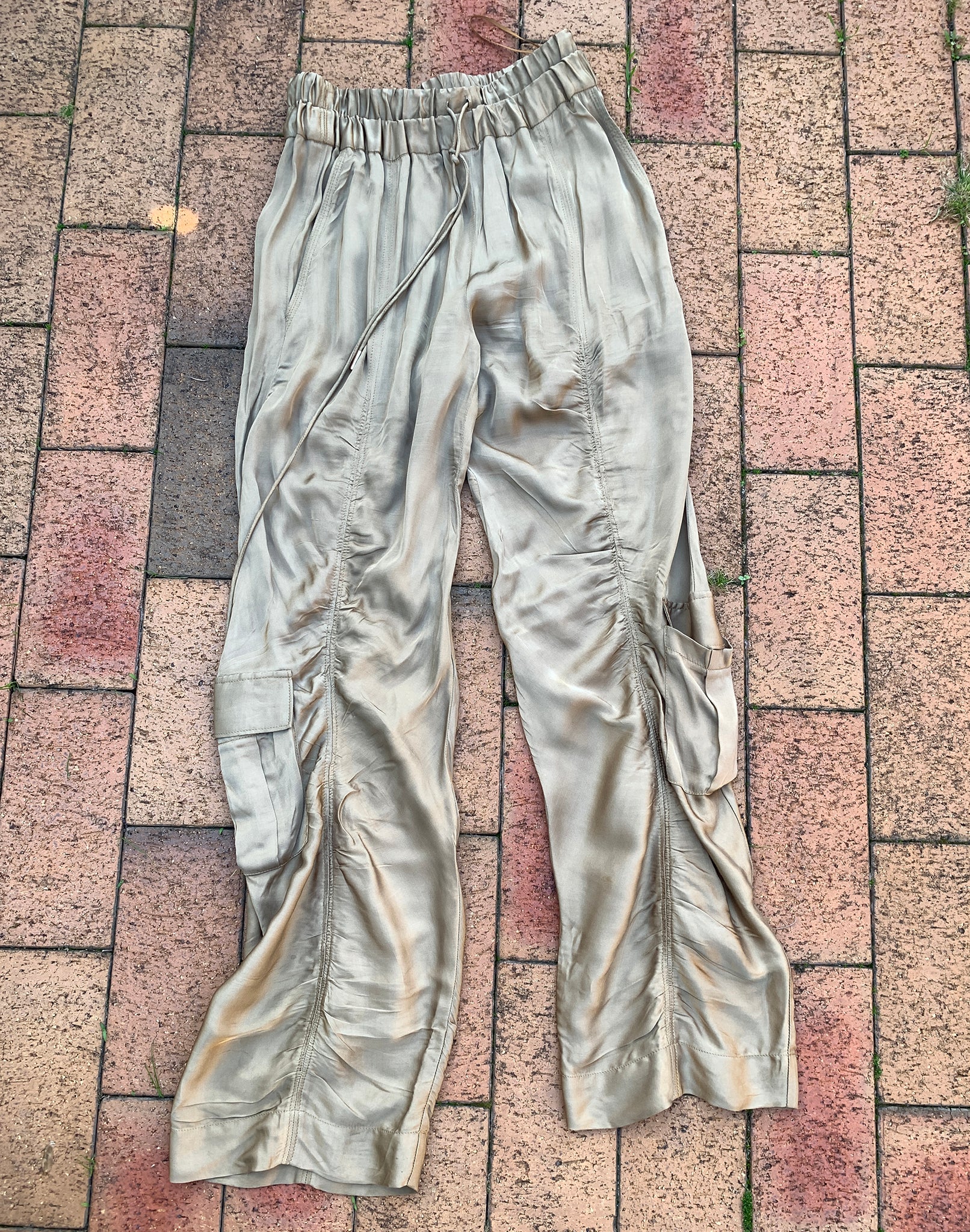 Vintage Y2K Style Parachute Cargo Pants Manning Cartell Size XS/S
