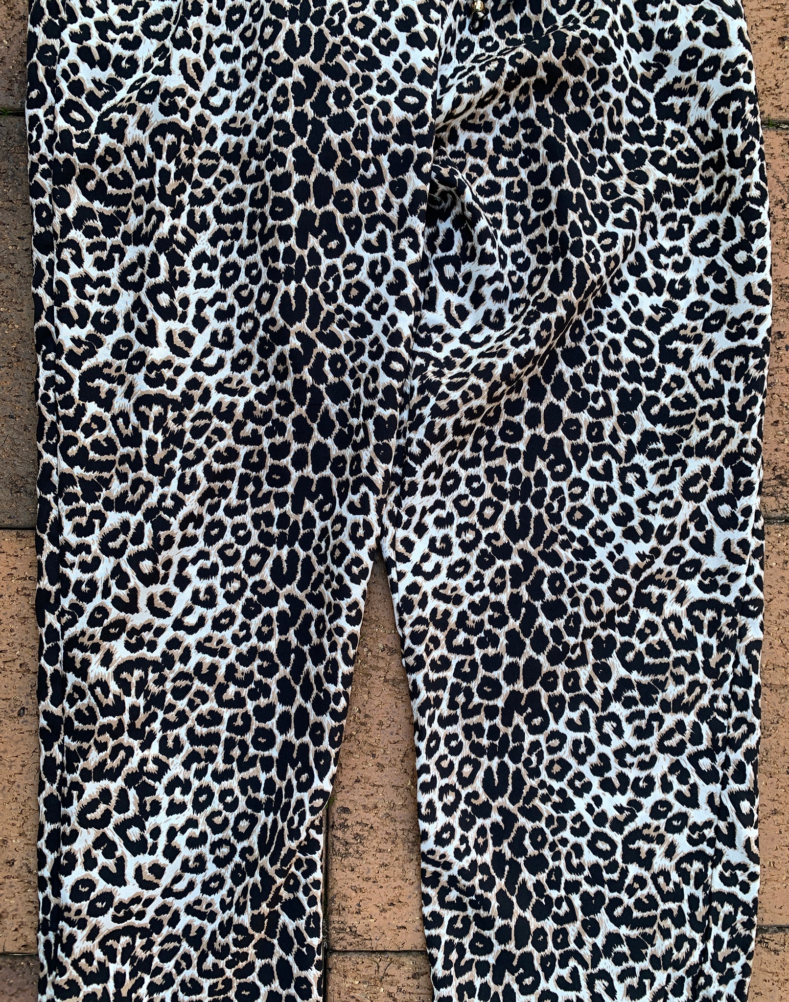 Leopard Print Guess Jogger Pant Size XS
