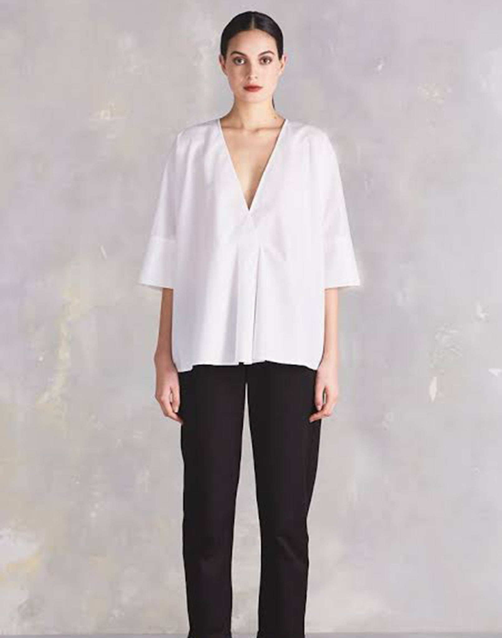 Kowtow White Cotton Sail Shirt - Size XS