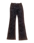 I.AM.GIA Y2K Amina Black Burnout Flared Pant- Size XS / S