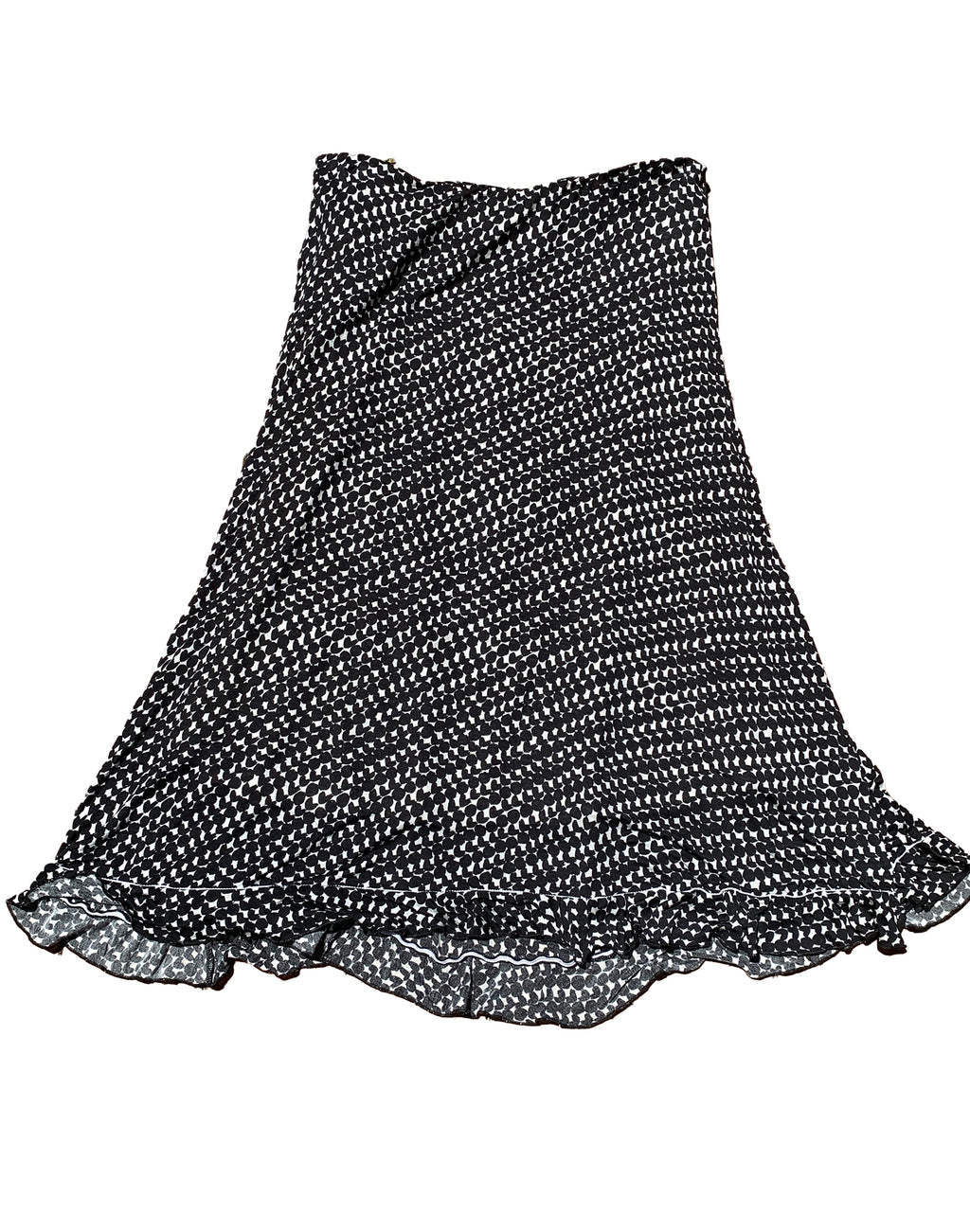 Max Mara Y2K Black & White Midi Skirt - Size M / L