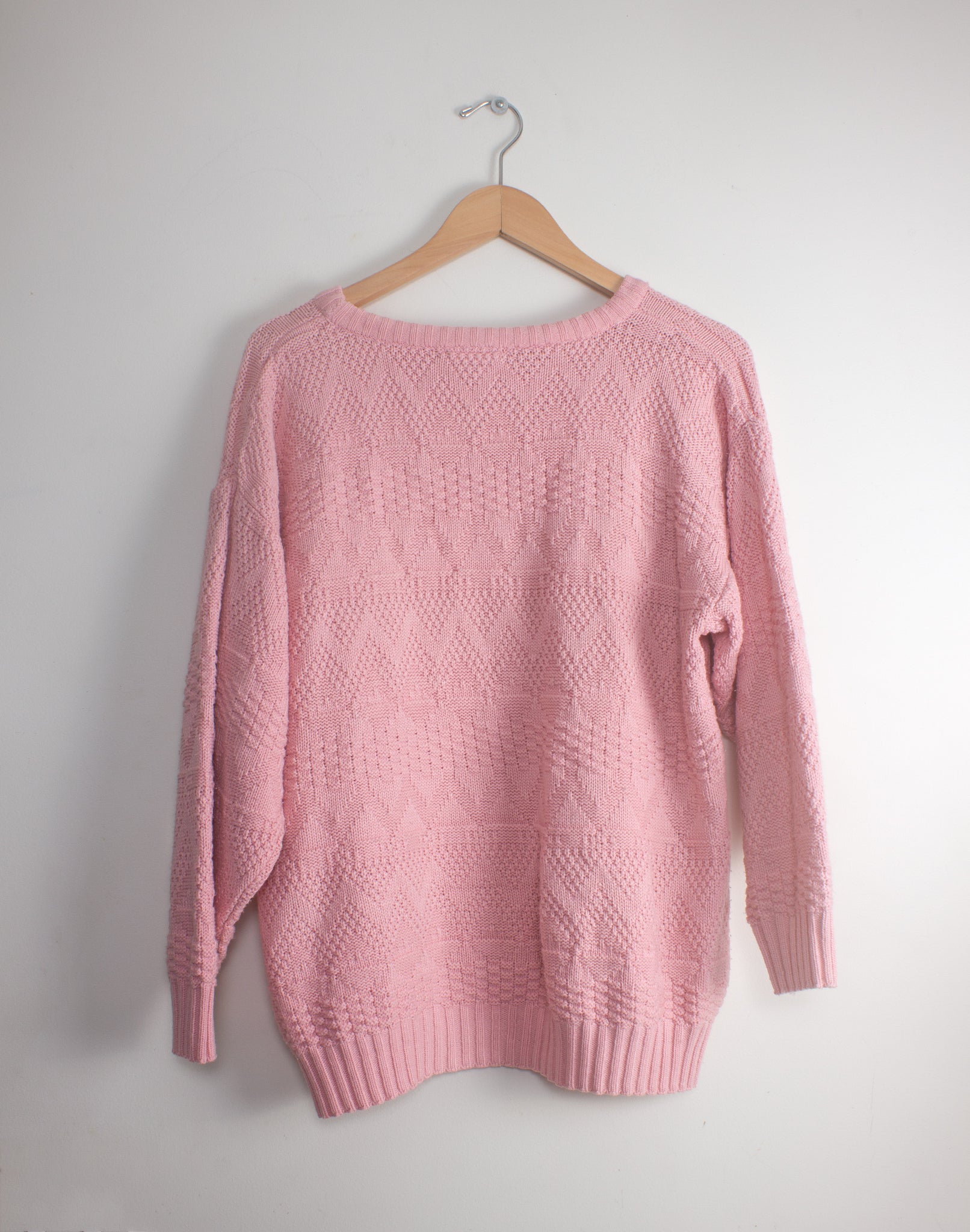 Vintage 80's Katies Pale Pink Jumper - Size S/M