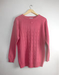 Vintage 80's Katies Blush Pink Jumper - Size S/M
