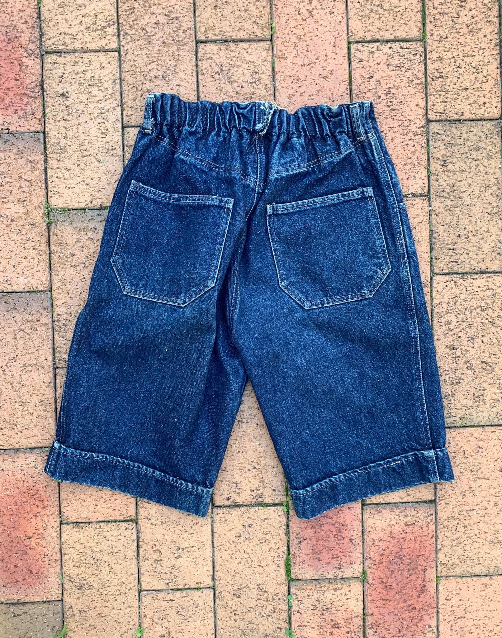 Vintage 80's Geiger Down Under Denim Long Shorts - Size S