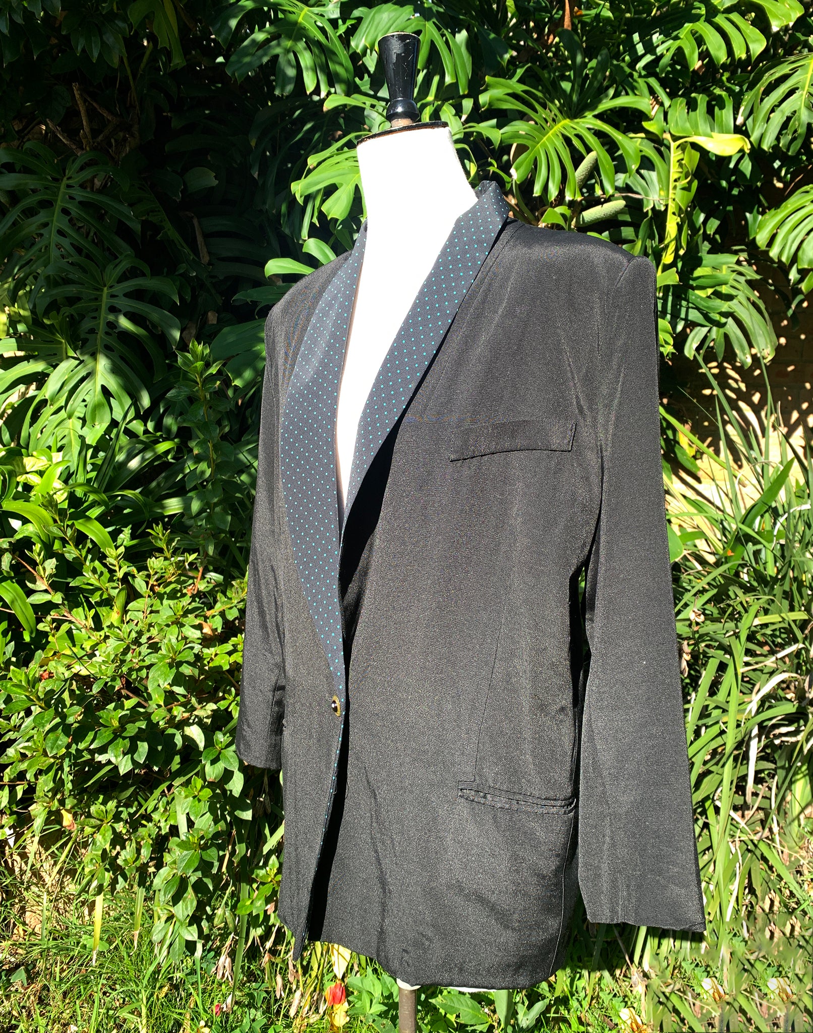 Vintage 80's DIO Lightweight Black Jacket - Size M / L