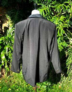 Vintage 80's DIO Lightweight Black Jacket - Size M / L