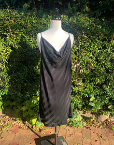Shona Joy Black Satin Slip Dress Size XS / S BNWT