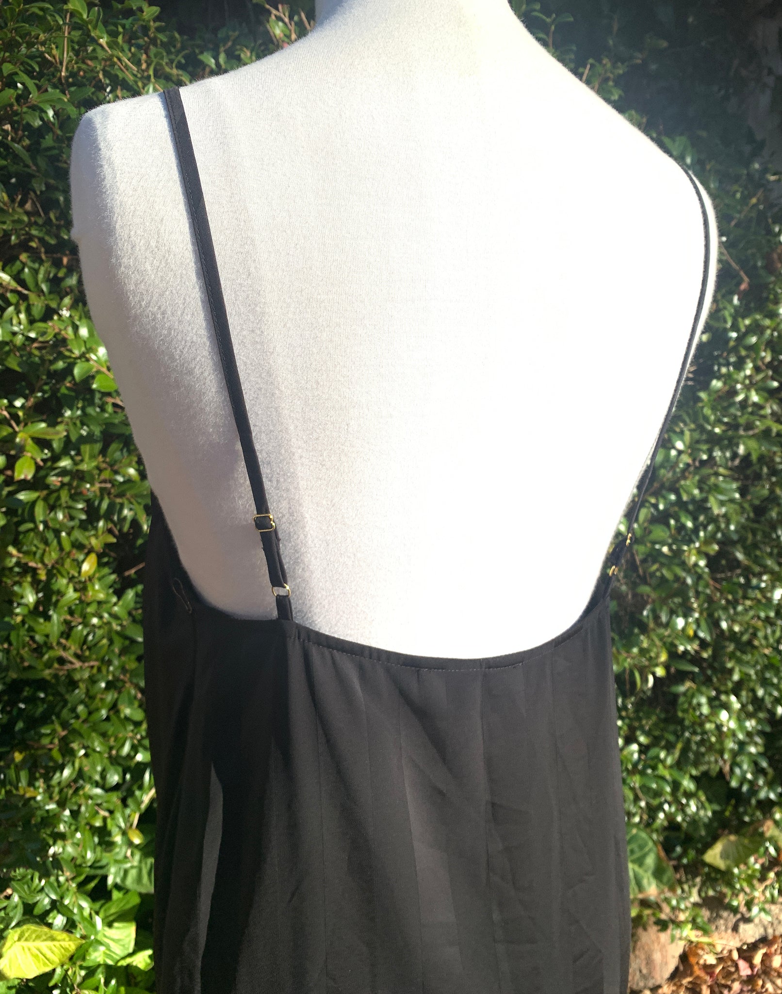 Shona Joy Black Satin Slip Dress Size XS / S BNWT