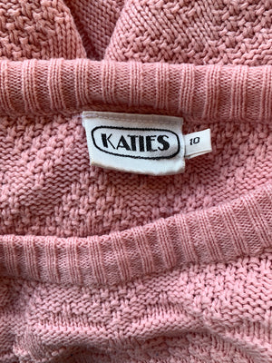 Vintage 80's Katies Pale Pink Jumper - Size S/M