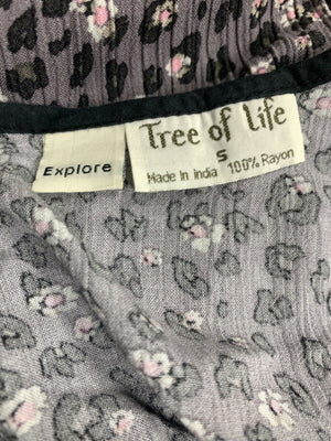 Tree of Life Boho Leopard Dress - Size S