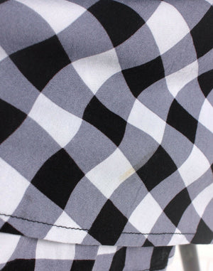 Sass Black & White Gingham Dress - Size 10 BNWT
