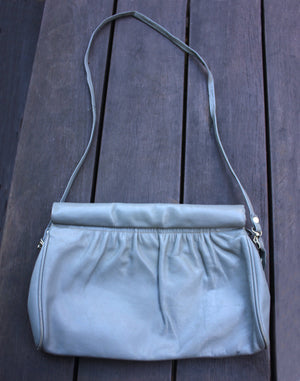 Vintage Grey Leather Bag