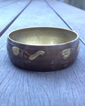 Vintage 70's Brass Elephant Bangle