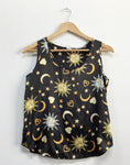 Vintage 90's Black Sun Moon Singlet