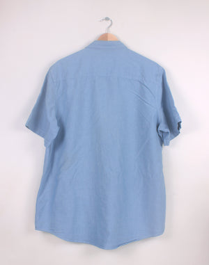 Topman Denim Blue Shirt - Size XLarge