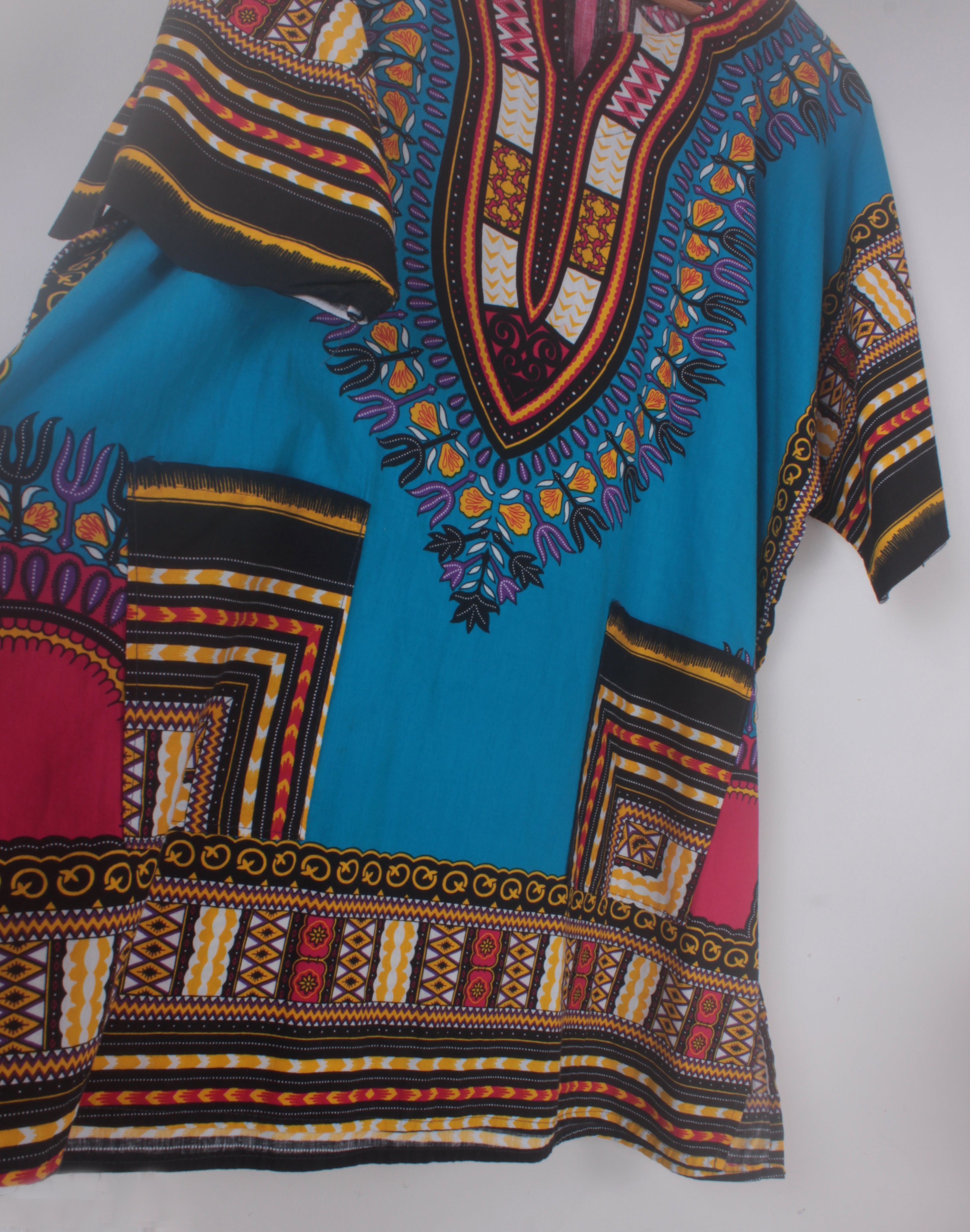 Bright Hippy Tribal Cotton Tunic