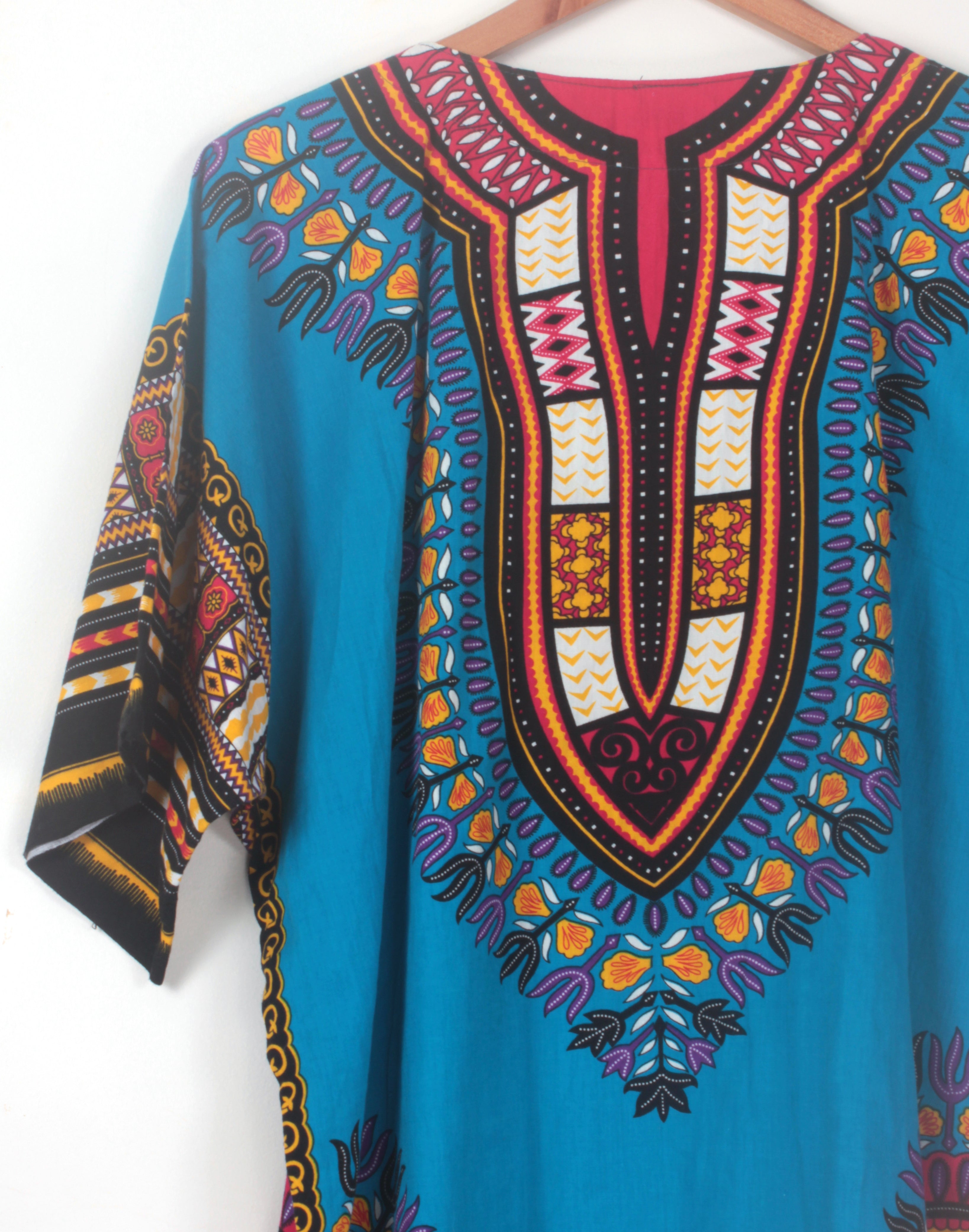 Bright Hippy Tribal Cotton Tunic