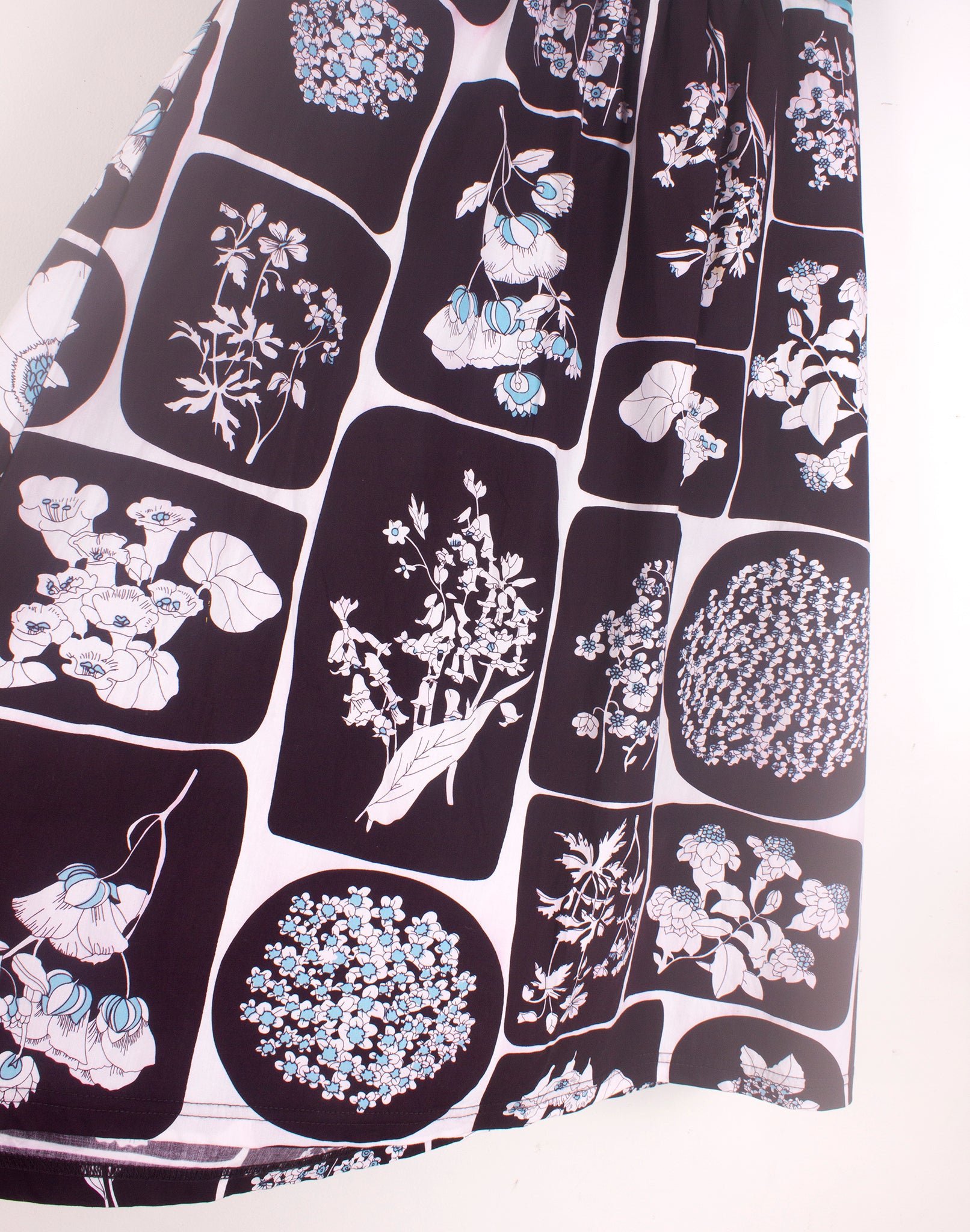 Leona Edmiston Brown Floral Print Halter Dress - Size S / M