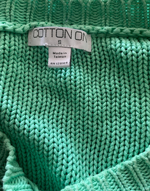 Green discount chunky sweater
